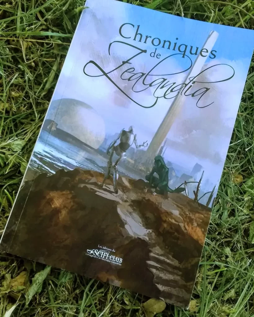 Couverture du reccueil de nouvelles les Chroniques de Zealandia